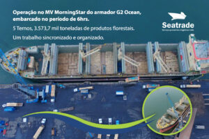 Operação no MV MorningStar do armador G2 Ocean